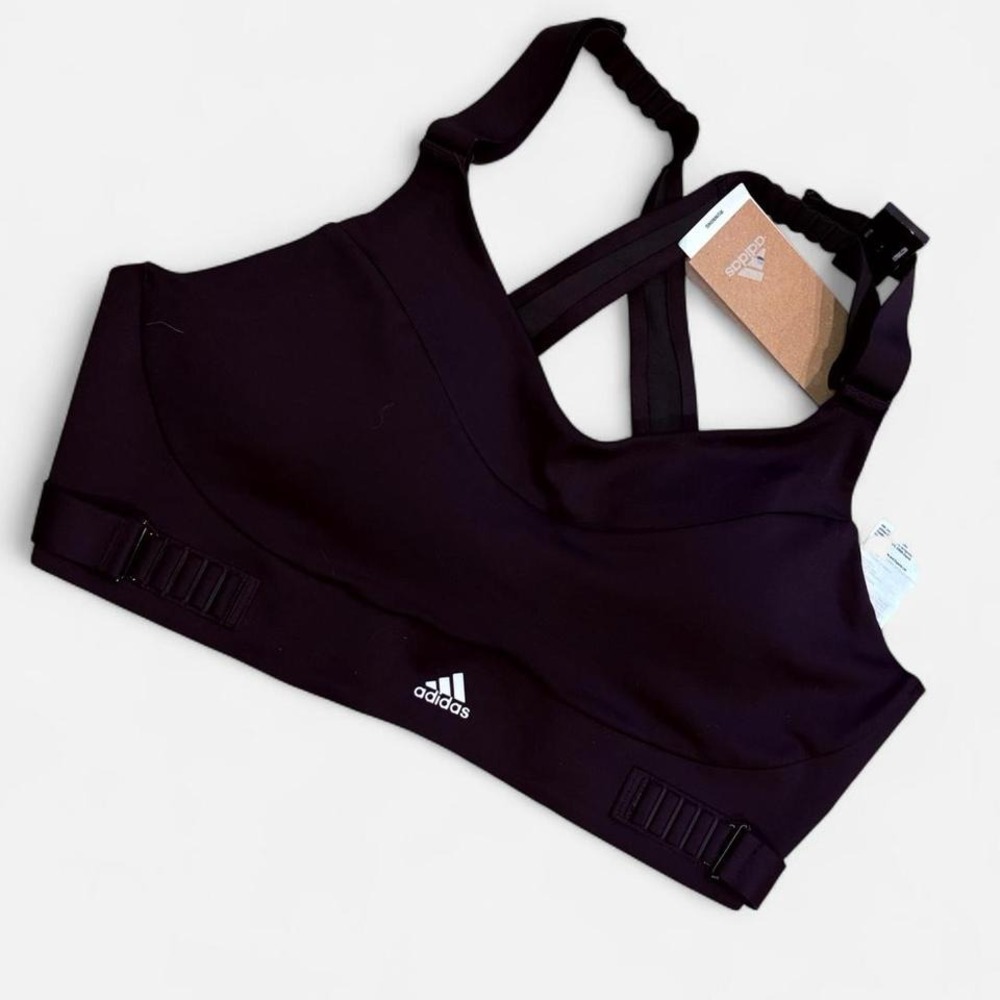 Adidas FastImpact Luxe Run High-Support Bra‎ size L (A-C cup) NWT